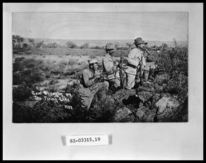 Primary view of object titled 'Soldiers on Firing Line'.
