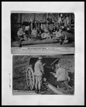 Primary view of object titled 'Soldiers in the Field; Soldiers with Cannon'.