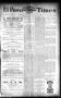 Primary view of El Paso International Daily Times (El Paso, Tex.), Vol. 11, No. 224, Ed. 1 Saturday, October 3, 1891