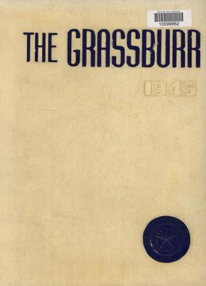 Primary view of object titled 'The Grassburr, Yearbook of John Tarleton Agricultural College, 1945'.