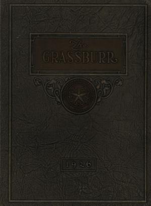 Primary view of object titled 'The Grassburr, Yearbook of John Tarleton Agricultural College, 1926'.