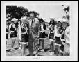 Photograph: Man With Girls Drill Team