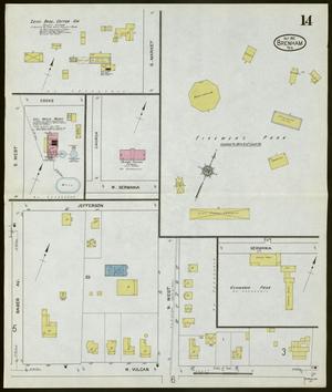 Primary view of object titled 'Brenham 1912 Sheet 14'.