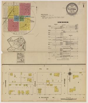 Primary view of object titled 'Flatonia 1922 Sheet 1'.