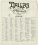 Text: Dallas 1892 - Index