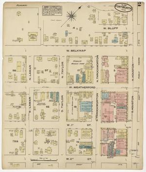 Primary view of object titled 'Fort Worth 1885 Sheet 2'.