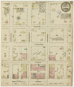 Primary view of object titled 'Cleburne 1885 Sheet 1'.