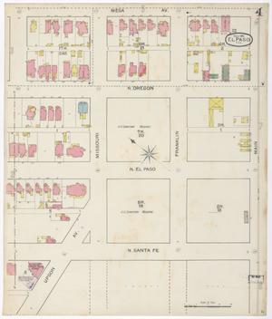 Primary view of object titled 'El Paso 1893 Sheet 4'.