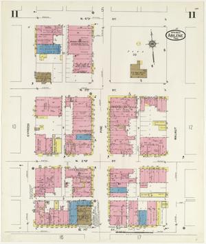 Primary view of object titled 'Abilene 1925 Sheet 11'.