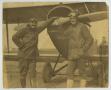 Primary view of [Lieutenant Cole and Sergeant Fuller Leaning on a Biplane]
