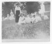 Primary view of [Photograph of Sutherlin Children at Brown Cemetery]