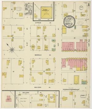 Primary view of object titled 'Hubbard City 1898 Sheet 1'.