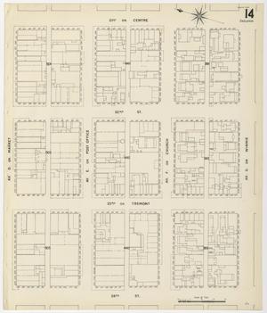 Primary view of object titled 'Galveston 1899 Sheet 14 (Skeleton)'.