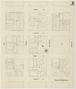 Primary view of object titled 'Houston 1907 Vol. 1 Sheet 8 (Skeleton Map)'.