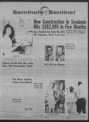 Primary view of object titled 'Seminole Sentinel (Seminole, Tex.), Vol. 54, No. 29, Ed. 1 Thursday, June 8, 1961'.