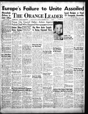 Primary view of object titled 'The Orange Leader (Orange, Tex.), Vol. 48, No. 293, Ed. 1 Tuesday, December 11, 1951'.