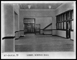 Primary view of object titled 'Science Hall Lobby'.