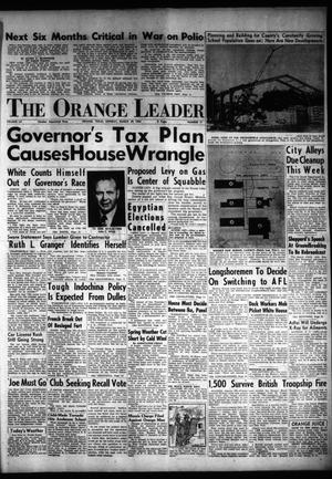 Primary view of The Orange Leader (Orange, Tex.), Vol. 52, No. 77, Ed. 1 Monday, March 29, 1954