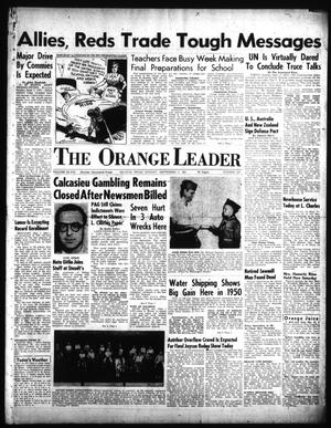 Primary view of object titled 'The Orange Leader (Orange, Tex.), Vol. 48, No. 207, Ed. 1 Sunday, September 2, 1951'.