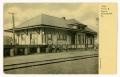 Primary view of [Postcard of P & L. E. Station]