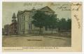Postcard: [Postcard of the Carnegie Library and City Hall]