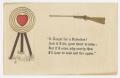 Postcard: [Postcard of a Heart on a Target With a Poem]