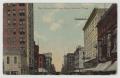 Primary view of [Postcard of Main Street North From Rusk in Houston]