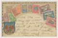 Primary view of [Postcard of Mexican Postage Stamps]