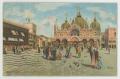 Primary view of [Postcard of a Busy Square]