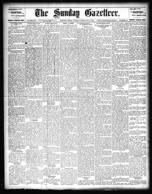 Primary view of object titled 'The Sunday Gazetteer. (Denison, Tex.), Vol. 14, No. 43, Ed. 1 Sunday, February 16, 1896'.