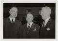 Photograph: [Photograph of Harold Cooke, L. L. Evans, and Umphrey Lee]