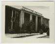 Photograph: [Photograph of the Front of Hunt Hall in Snow]