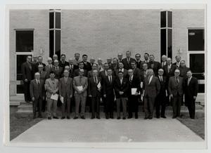 Primary view of object titled '[Photograph of McMurry College Board of Trustees]'.