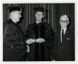 Primary view of [Photograph of Dr. Gordon Bennett, Reverend Harry Vanderpool, Jr., and Basil E. Ryan]