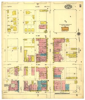 Primary view of object titled 'Abilene 1915 Sheet 2'.