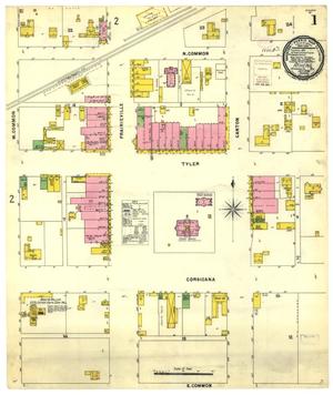 Primary view of object titled 'Athens 1896 Sheet 1'.
