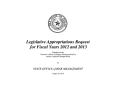 Primary view of Texas State Office of Risk Management Requests for Legislative Appropriations: Fiscal Years 2012 and 2013