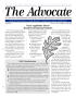 Thumbnail image of item number 1 in: 'The Advocate, Volume 6, Issue 5, September-October 2001'.