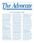 Journal/Magazine/Newsletter: The Advocate, Volume 16, Issue 3, July-September 2011