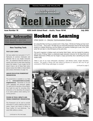 Primary view of object titled 'Reel Lines, Issue Number 18, July 2005'.