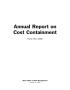 Report: Texas State Office of Risk Management Annual Report on Cost Containme…