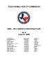 Text: Texas Animal Health Commission Strategic Plan: Fiscal Years 2009-2013
