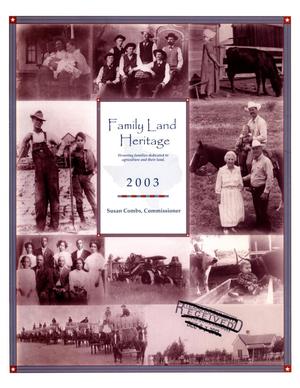 Primary view of object titled 'Family Land Heritage Registry, [Volume 18], 2003'.