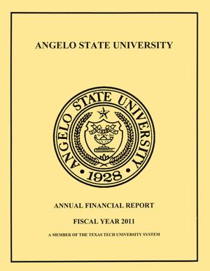 Primary view of object titled 'Angelo State University Annual Financial Report: 2011'.