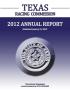 Report: Texas Racing Commission Annual Report: 2012