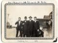 Thumbnail image of item number 1 in: '[Four Lutheran Concordia College students in Walburg, Texas]'.