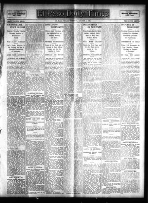 Primary view of object titled 'El Paso Daily Times (El Paso, Tex.), Vol. 25, Ed. 1 Tuesday, August 1, 1905'.