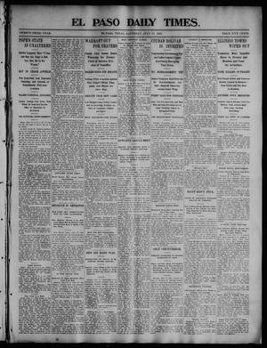 Primary view of object titled 'El Paso Daily Times. (El Paso, Tex.), Vol. 23, No. 65, Ed. 1 Saturday, July 18, 1903'.