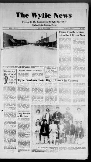 Primary view of object titled 'The Wylie News (Wylie, Tex.), Vol. 41, No. 35, Ed. 0 Wednesday, February 8, 1989'.