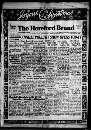 Primary view of object titled 'The Hereford Brand (Hereford, Tex.), Vol. 36TH YEAR, No. 49, Ed. 1 Thursday, December 10, 1936'.